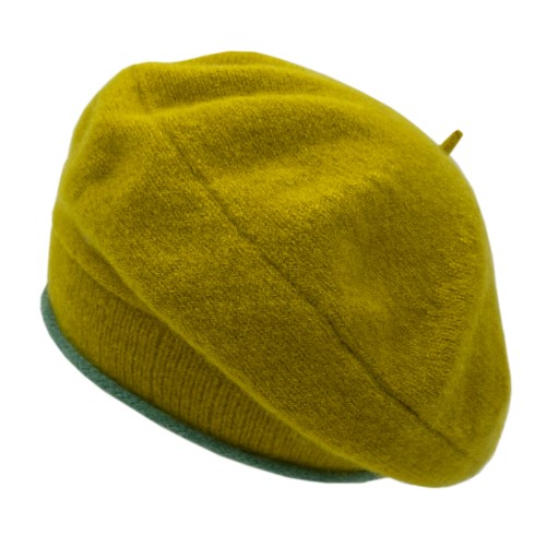 beret-picalilli-yellow-verdigris-trim